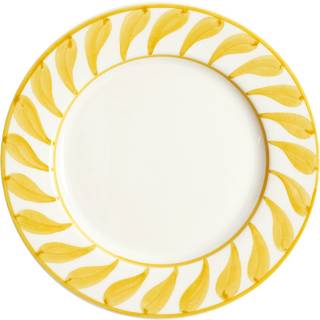 Pick a Poppy Swirl Sidetallerken 22 Cm - Asietter Lertøj Gul - C022216SS24-157