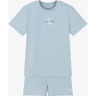 Newborn T-shirt and Shorts Set - Blue - 68 (6M)