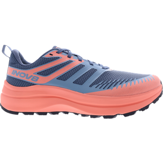 inov-8 Women's Trailfly Max Blue Grey/Coral/Light Grey, 37.5