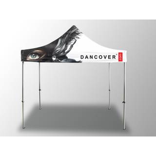 Foldetelt FleXtents Easy up pavillon PRO med fuldt digitalt print, 2x2m