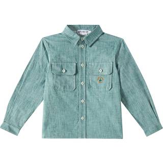 Bonpoint Eddy cotton shirt - green - Y 6