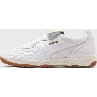 Puma King Indoor Sneakers Unisex, White, Size 42, Shoes - Frosted Ivory - 42