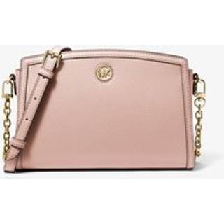 MK Chantal Large Pebbled Leather Crossbody Bag - Pink - Michael Kors - ONE SIZE