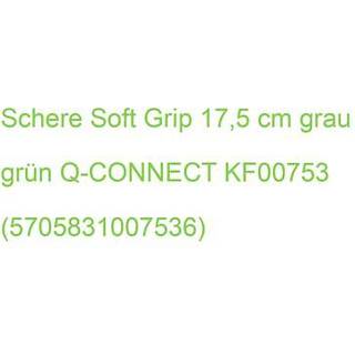 Q-connect SoftGrip saks 175mm grå