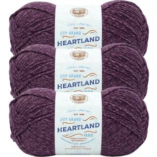 Lion Brand Garn Heartland Garn til h?kling Strikning og v?vning Flerfarvet garn 3-pak New River Gorge