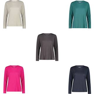 CMP Women's L/S Jacquard T-Shirt Funktionsshirt Damer størrelse 38 farve grå
