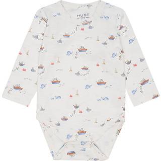 Hust&Claire Billy Baby Body Ivory 80 cm  Hvid  80 cm  mand
