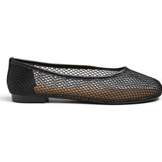 Pieces - Pcsteph Mesh Ballerina - Damesko - Black - 37