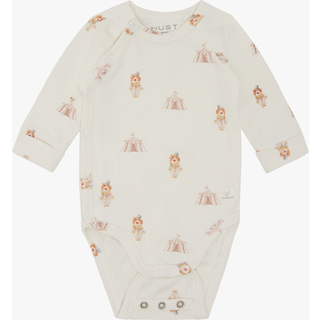 Hust&Claire Bing Baby Body Snow White 68 cm  Hvid  68 cm  Unisex