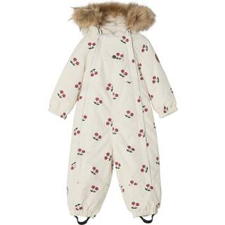 Kuling Val D'Isere Mønstret Flyverdragt Med Kirsebær Cremefarvet 80 cm  Creme  80 cm  Unisex