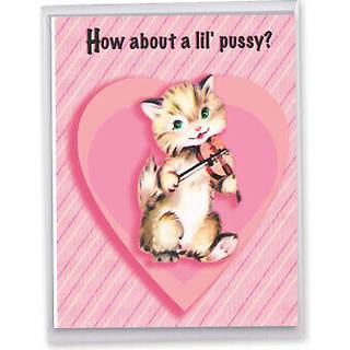 Nobleworks - Funny Valentines -kort til voksne (8,5 x 11 tommer) - Big Naughty Romance lykønskningskort til Valentinsdag - P -SSY J2126