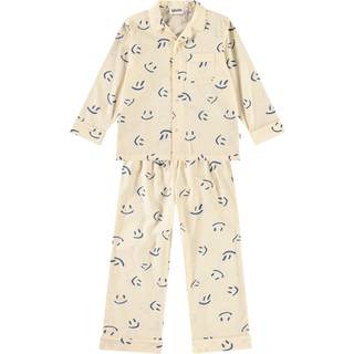 Molo Lex Pyjamas Happy White 152 cm  Beige  152 cm  Unisex