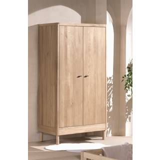 Garderobeskab i eg – Forrest Oak, 2 døre, soft-close