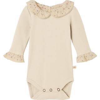 Lil Atelier Turtledove Flæsekrave Body
