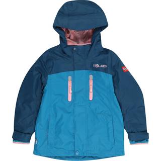 Trollkids Girl's Bryggen 3in1 Jacket 3 i 1-jakke Børn størrelse 98 farve blå
