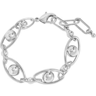 Jon Richard Jon Richard Silver Tone Polished Orb Chain Bracelet