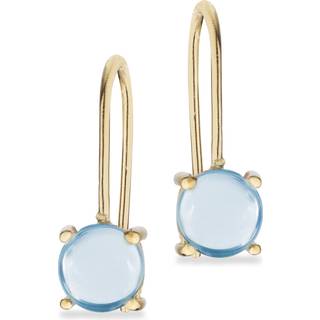 Scrouples øreringe topas i 8 karat guld