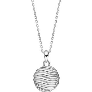 Nordahl Jewellery Breeze52 halskæde i sølv med cirkel