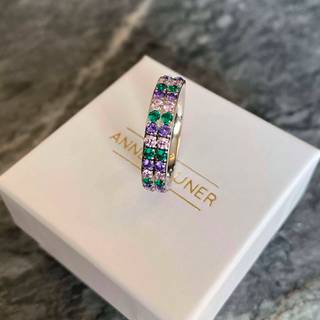 ANNEBRAUNER Alliance Green/Pink Mix Ring - 48