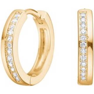 Joanli Nor PopNor ørering i forgyldt med cubic zirkonia