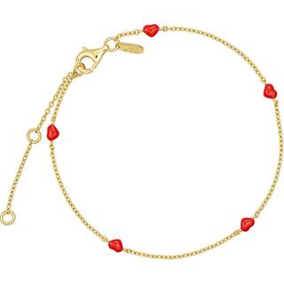 Little Big Love Multiple Hearts bracelet - Goldplated