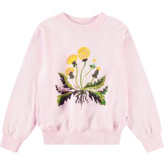 Molo Marge Sweatshirt Dandelion Glitter 116 cm  Lyserød  116 cm  kvinde