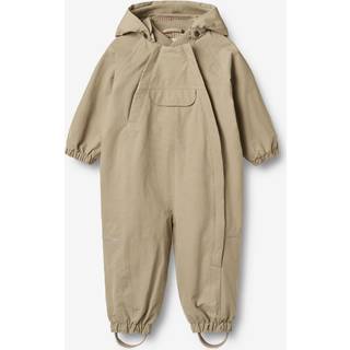 Wheat Olly Overtræksdragt Med Skal Warm Stone 86 cm  Beige  86 cm  Unisex