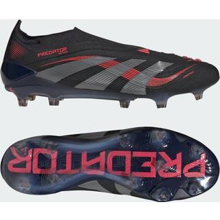 Predator Elite Firm Ground støvler - Core Black / Grey Four / Lucid Red - 40
