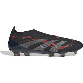 Predator Elite Firm Ground Kids støvler - Core Black / Grey Four / Lucid Red - 38 2/3