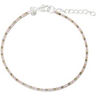 BLUSH TENNIS BRACELET | SILVER