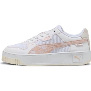 Women&#39;s Puma Carina Street Lux Crafted Flowers Sneakers, White, Size 42, Shoes - Rose Quartz - 42