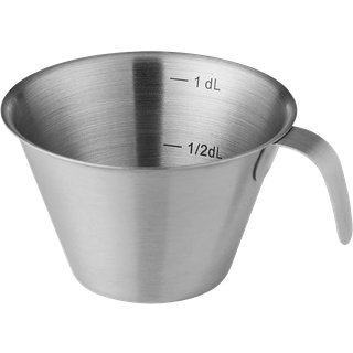 Decilitermål fra Funktion - Stål farve - SS304