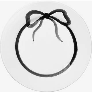 Pick a Poppy Bow Tallerken 28 Cm - Middagstallerkner Lertøj Sort - C012822AW24-227