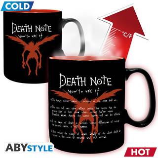 DEATH NOTE - L & Light - Mug Heat Change 460ml