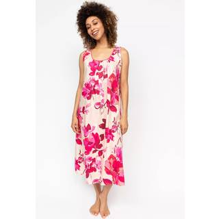 Cyberjammies Cyberjammies Pink Peach Floral Print Bus Long Nightdress