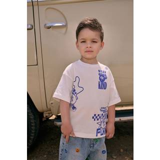 Next 100% Bomuld Kortærmet Back Tryk T-shirt (3mdr.-7år)2 - 3 år (92 - 98cm)