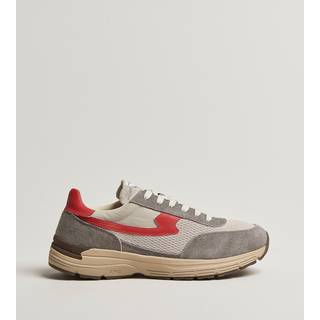 Stepney Workers Club Osier S-Strike Geo-Merged Runner Sneaker Grey/Red