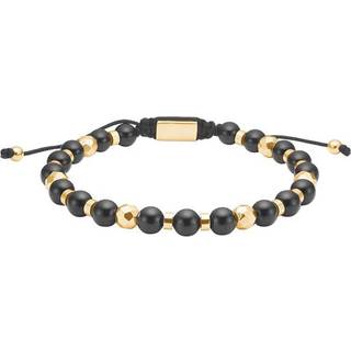 Son of Noa - Herre armbånd i IP gold stål m agat 19-25cm