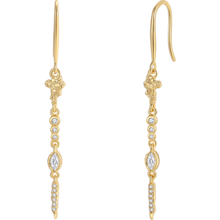 Seth Earrings - Forgyldt