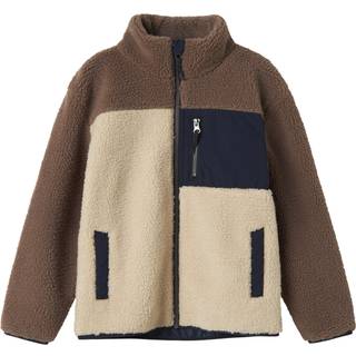 Name It Fog Colorblocking Teddyjakke