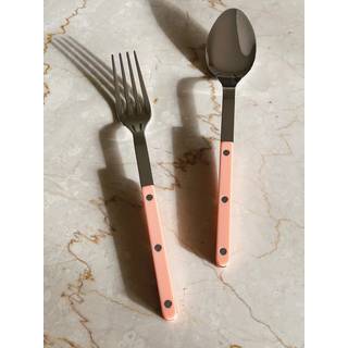 Bistrot Solid Salat/Serveringssæt | Nude Pink (ferskenfarvet)