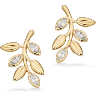 Scrouples Øreringe cubic zirkonia i 8 karat guld