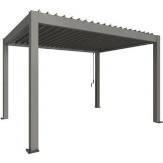 Biohort, Pergola størrelse 4 x 3 metallic quartz grå