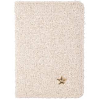 DARK Tweed Passport Cover Sand