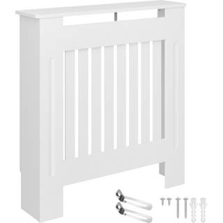 Radiatorskjuler Vila, i lameldesign, med hylde - 78 x 19 x 82 cm