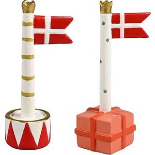 Flag H: 12,5 cm 2-pak - Dannebrog