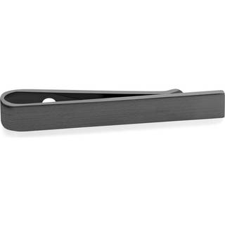 Mat Gunmetal Sort 4 cm Flad Slipsenål