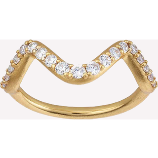 Wave Sparkle Small ring - 50