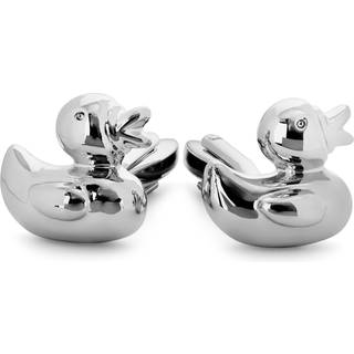 Zoikos | Sølvfarvede Ænder Manchetknapper