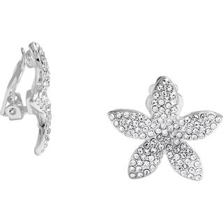Jon Richard Jon Richard Gold Tone Pave Floral Earrings